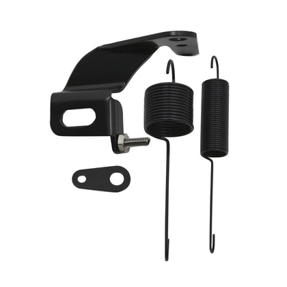 Stainless Steel Throttle Cable Bracket Spring Kit - Black
