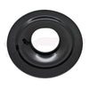 STEEL AIR CLEANER 14" ROUND FLAT BASE - BLACK