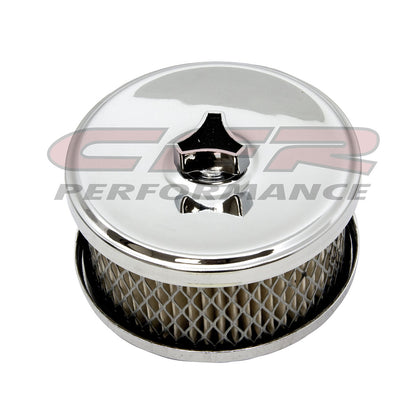STEEL AIR CLEANER OPEN STYLE KIT FOR 1BBL 2BBL CARBURETORS WITH 2-5/8
