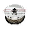 STEEL AIR CLEANER OPEN STYLE KIT FOR 1BBL 2BBL CARBURETORS WITH 2-5/8" NECK