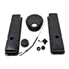 For 1958-86 CHEVY SMALL BLOCK BLACK STEEL (SHORT) ENGINE DRESS UP KIT SMOOTH