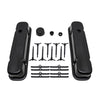 Steel For 1959-77 Pontiac Bb Engine Dress Up Kit Smooth - Black