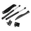 For 05-14 Ford Mustang Hood Strut Kit Powder Coat Black Hydraulic Direct Bolt On
