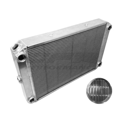 Universal Modular Radiator Aluminum 2 Row 24 x 19 Inch With 7x -20AN Bungs