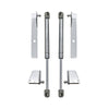 STEEL For 1979-1993 MUSTANG HOOD STRUTS LIFT KIT - CHROME