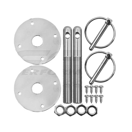 STEEL HOOD PIN KIT 1-4