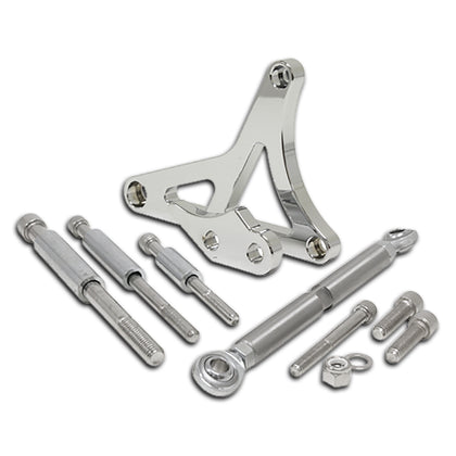 For Mustang 5.0 Billet Aluminum Alternator Bracket Set 289 302 Engine Chrome
