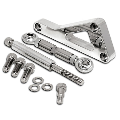 For Chevy SMALL BLOCK ALTERNATOR BRACKET SET (LWP) - POLISHED