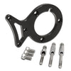 BILLET ALUMINUM For 1979-93 FORD MUSTANG 5.0 POWER STEERING BRACKET SET - BLACK