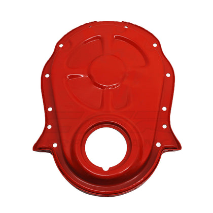 STEEL For 1966-90 CHEVY BB 396-402-427-454 TIMING CHAIN COVER - ORANGE