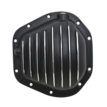 FOR 1966-UP DANA 60 FRONT REAR DIFFERENTIAL COVER 10 BOLT BLACK ALUMINUM