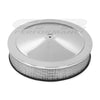 For Gm 14" Chrome Steel Air Cleaner Set - Off-Set Base
