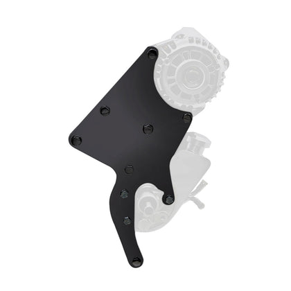 STEEL For Chevy LS ALTERNATOR- A-CAN STYLE POWER STEERING RELOCATION BRACKET KIT
