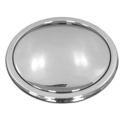 For 1967-94 Chevy Gm Smooth Chrome Aluminum Steering Wheel Horn Button - 9 Hole
