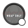 GENUINE LEATHER STEERING WHEEL HALF WRAP - DARK GRAY