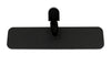 Black Plated Aluminum Rear View Mirror Fits Standard Windshield Mounts