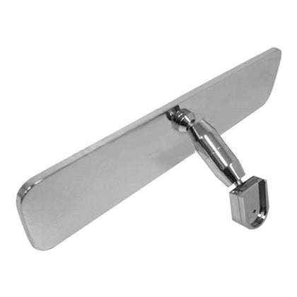 For Chevy Ford Polished Aluminum Rear View Mirror - Smooth