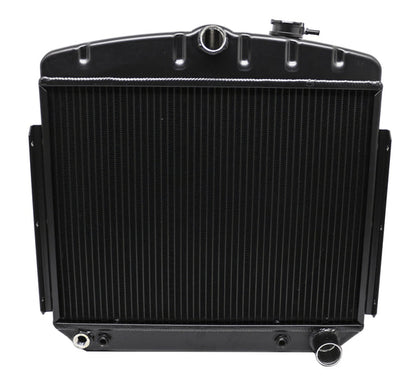 For 1955-56 CHEVY DIRECT FIT ALUMINUM RADIATOR - DIRECT REPLACEMENT - BLACK