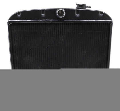 For 1955-57 CHEVY DIRECT FIT ALUMINUM RADIATOR - DIRECT REPLACEMENT - BLACK