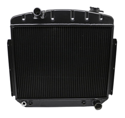 55-57 For Chevy DIRECT FIT ALUMINUM RADIATOR - DIRECT REPLACEMENT - BLACK