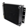 Black Radiator W/ AT Cooler Replacement For LS 1959-72 Chevy Impala 1962-67 Nova
