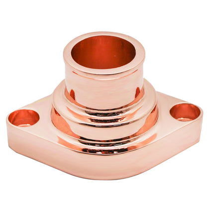 For Chevy SB Small Block BB Big Block V8 Aluminum Straight Water Neck Copper