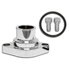 ALUMINUM for chevy SMALL BLOCK BIG BLOCK V8 STRAIGHT WATER NECK - CHROME