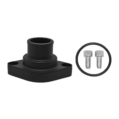 For Chevy Small Block Big Block Aluminum Straight Water Neck - Black