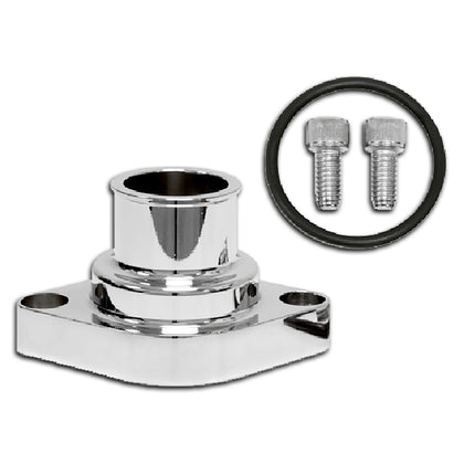 For Chevy Small Block Big Block Aluminum Straight Water Neck - Polished