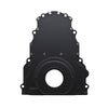 Aluminum For Chevy Ls Two Piece Timing Chain Cover W/O Cam Sensor Hole - Black