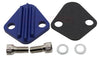 Fuel Pump Block Off Plate Blue For Chevy 396 402 427 454 V8 Chrysler 273 440 V8