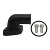 90 Degree Swivel Water Neck Black Aluminum For Chevy Big Block Small Block V8