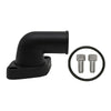 For Chevy SMALL BLOCK-BIG BLOCK ALUMINUM 90 DEGREE SWIVEL WATER NECK - BLACK