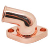 For Chevy SB Small Block Big Block Aluminum 15 Degree Swivel Water Neck Copper