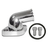 Chrome Aluminum 15 Degree Swivel Water Neck For Chevy Small Block Big Block V8