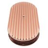 CHEVY-FORD 15" OVAL ALUMINUM AIR CLEANER - FULL FINNED - COPPER