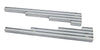 ALUMINUM BILLET 9.5MM WIRE LOOM SET FINNED - CHROME
