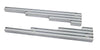 9.5MM WIRE LOOM SET FINNED BILLET ALUMINUM CHROME FINISH