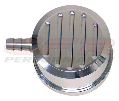 For Chevy Ford Polished Billet Aluminum Breather W/ Pcv - Ball Milled