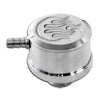For Chevy Ford Polished Billet Aluminum Breather W/ Pcv - Flamed