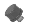 CHEVY-FORD BLACK BILLET ALUMINUM BREATHER - SMOOTH BLACK CHROME