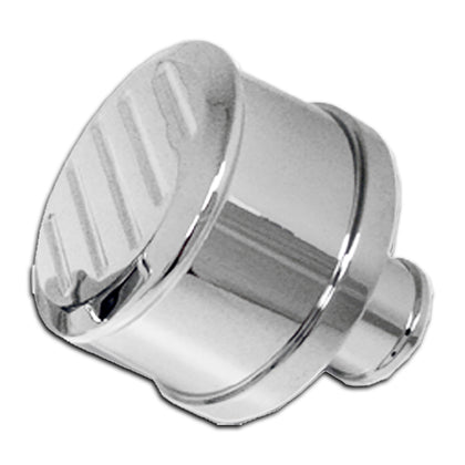 For Chevy Ford Chrome Billet Aluminum Breather - Ball Milled