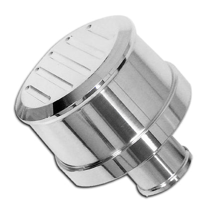 For Chevy Ford Polished Billet Aluminum Breather - Ball Milled