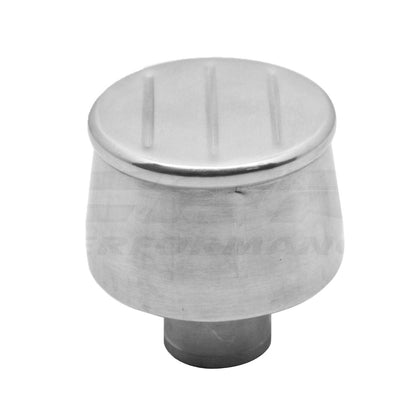 For Chevy Ford Aluminum Breather Ball Milled - Polished