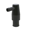 ALUMINUM BILLET PCV VALVE W- 3-4" HOSE BARB - BLACK