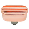 CHEVY-FORD BILLET ALUMINUM BREATHER - FINNED - COPPER