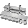 FOR 1958-1986 CHEVY SMALL BLOCK TALL POLISHED TRACK RACING VALVE COVERS SMOOTH