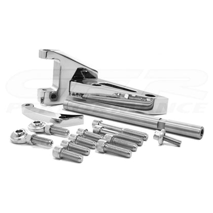 SBC SMALL BLOCK For Chevy BILLET ALUMINUM ALTERNATOR BRACKET (SWP) - CHROME