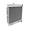 ALUMINUM EMC For 1964-66 FORD MUSTANG DOWNFLOW RADIATOR DIRECT FIT W- AT NATURAL