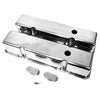 FOR 1958-1986 CHEVY SMALL BLOCK TALL POLISHED ALUMINUM VALVE COVERS SMOOTH
